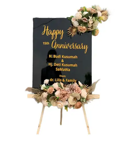 Papan Bunga Akrilik Legokgunung