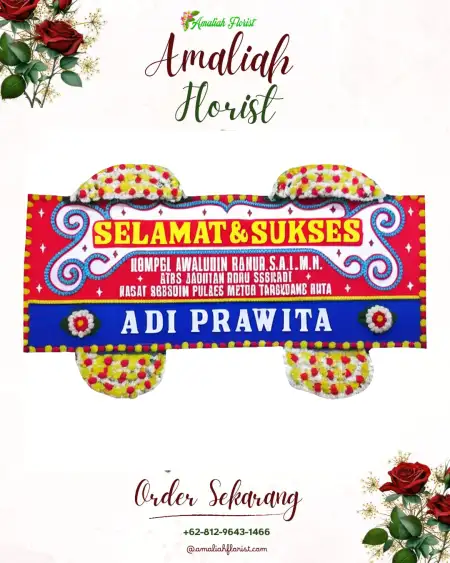 Papan Bunga Ucapan Selamat Legokgunung